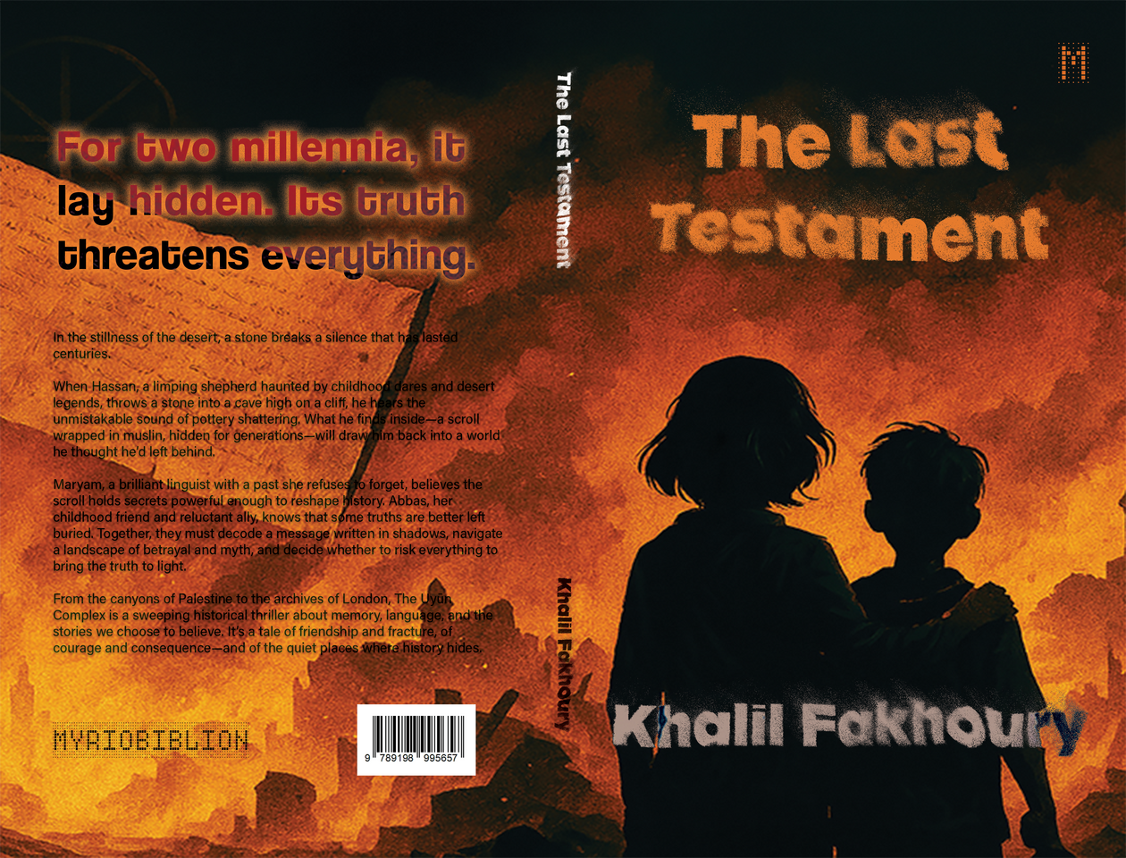 Book cover idea for The Last Testament